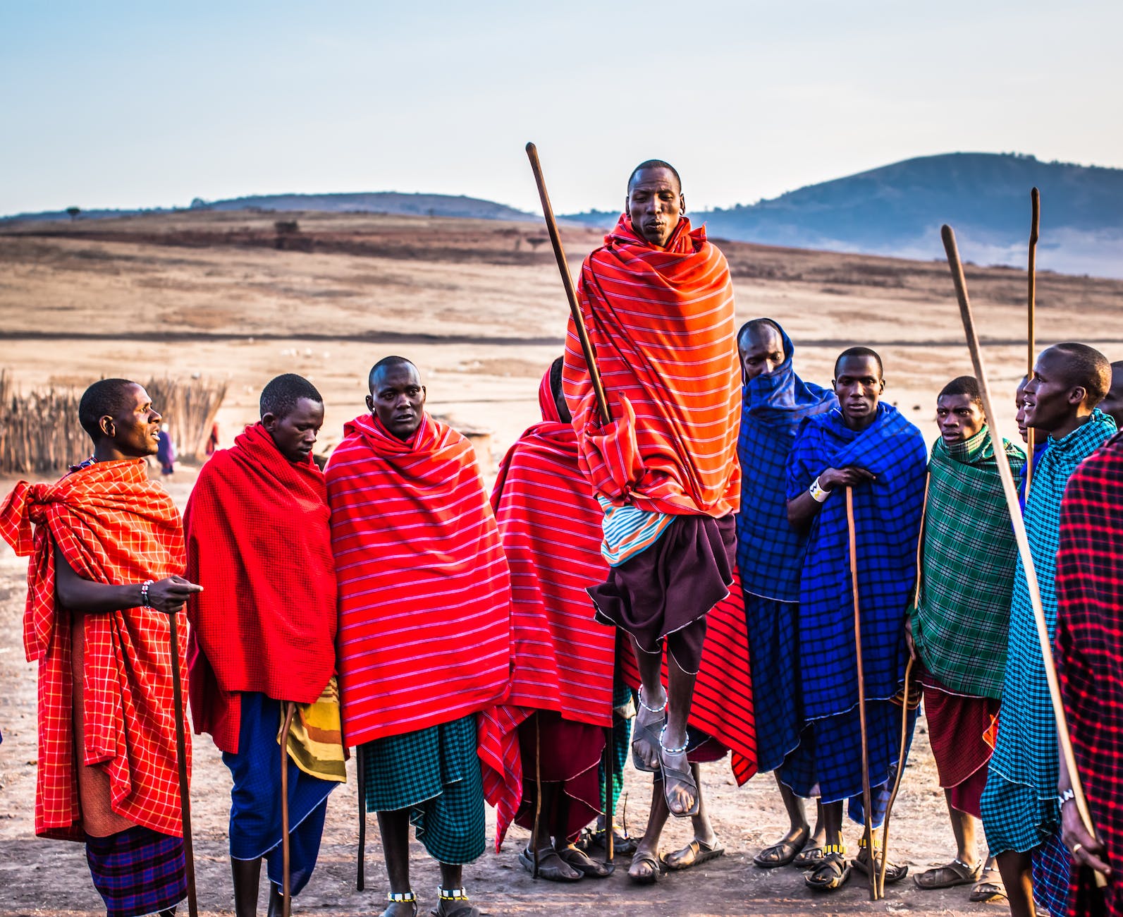 Group of people standing together outdoors