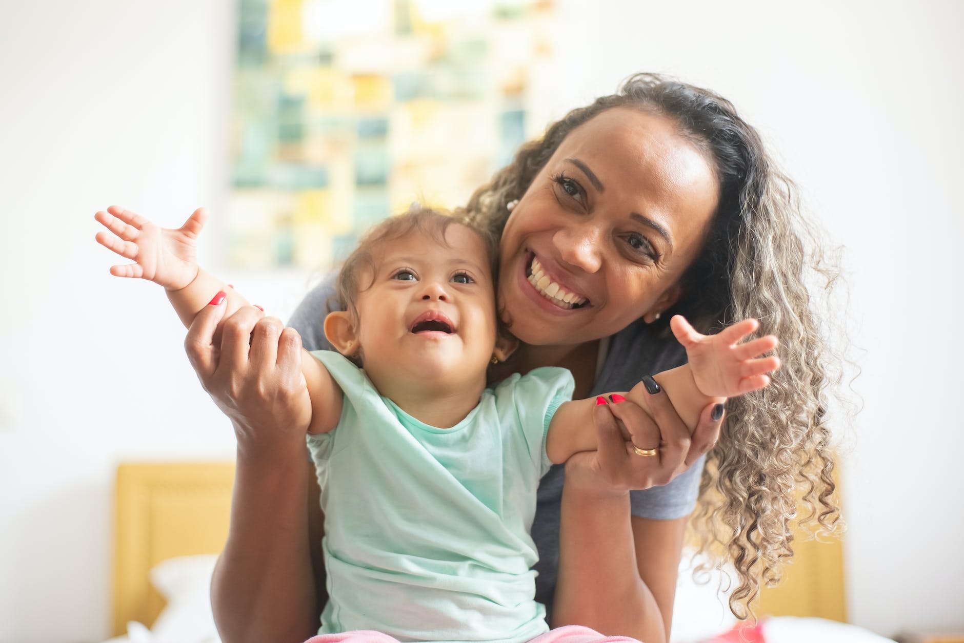 Parent and child spending time together